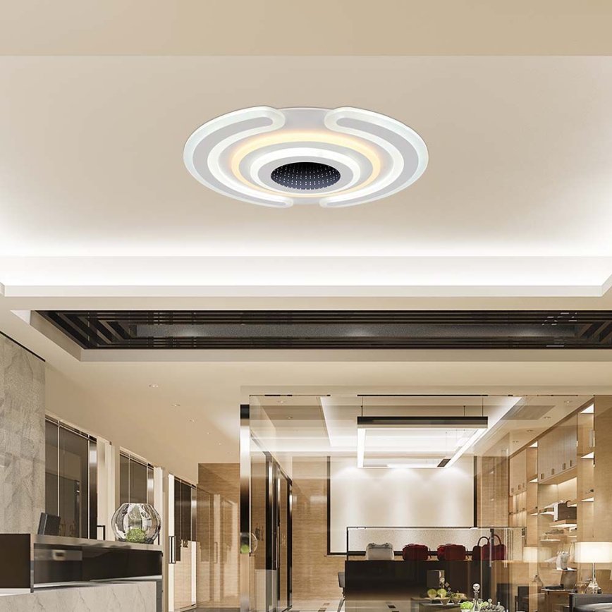 LED Pritemdomas lubinis šviestuvas LED/95W/230V 3000-6500K + nuotolinio valdymo pultas