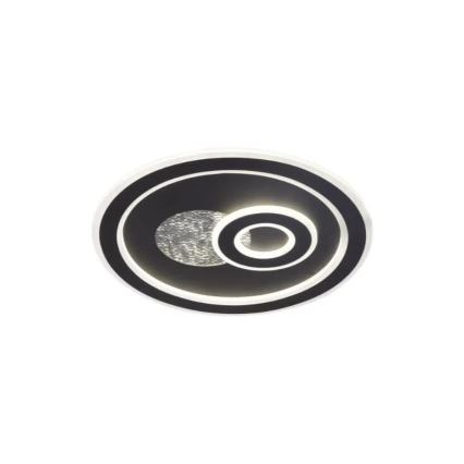 LED Pritemdomas lubinis šviestuvas LED/95W/230V 3000-6500K juoda + nuotolinio valdymo pultas