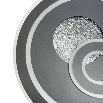 LED Pritemdomas lubinis šviestuvas LED/95W/230V 3000-6500K juoda + nuotolinio valdymo pultas