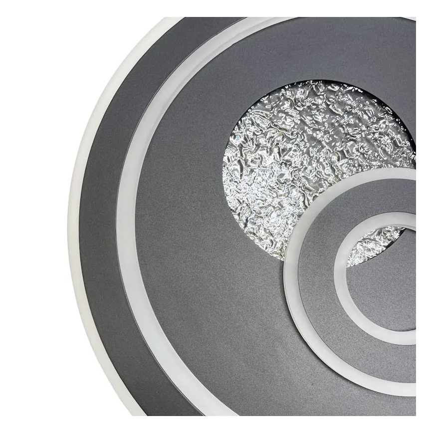 LED Pritemdomas lubinis šviestuvas LED/95W/230V 3000-6500K juoda + nuotolinio valdymo pultas