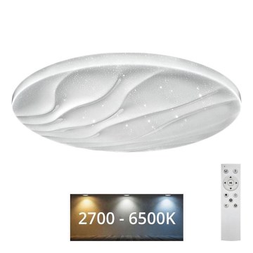 LED Pritemdomas lubinis šviestuvas LIKA LED/60W/230V 2700-6500K diametras 58 cm + nuotolinio valdymo pultas
