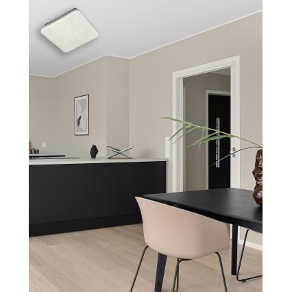 LED Pritemdomas lubinis šviestuvas MANA LED/36W/230V 2700-6500K 43x43 cm + nuotolinio valdymo pultas