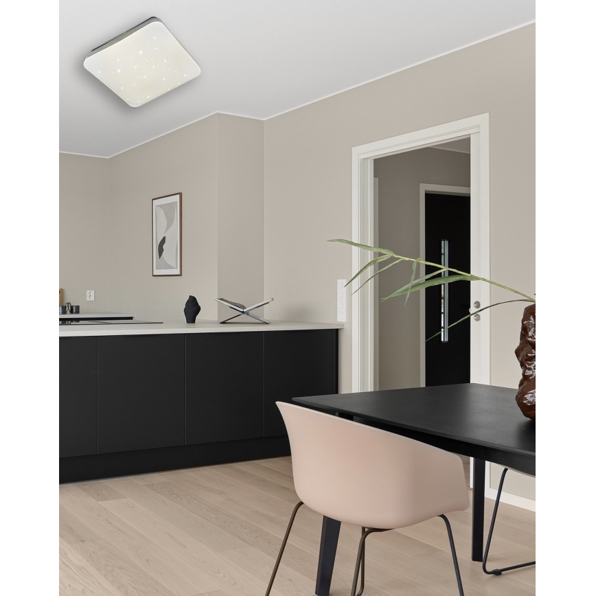LED Pritemdomas lubinis šviestuvas MANA LED/36W/230V 2700-6500K 43x43 cm + nuotolinio valdymo pultas