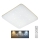 LED Pritemdomas lubinis šviestuvas MANA LED/60W/230V 2700-6500K 53x53 cm + nuotolinio valdymo pultas