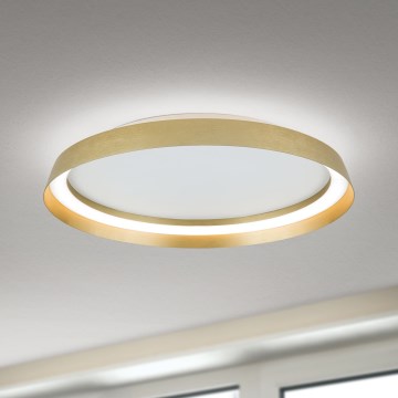 LED Pritemdomas lubinis šviestuvas MANTA LED/38W/230V 2700/3000/4000K diametras 45 cm auksas
