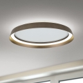 LED Pritemdomas lubinis šviestuvas MANTA LED/38W/230V 2700/3000/4000K diametras 45 cm ruda