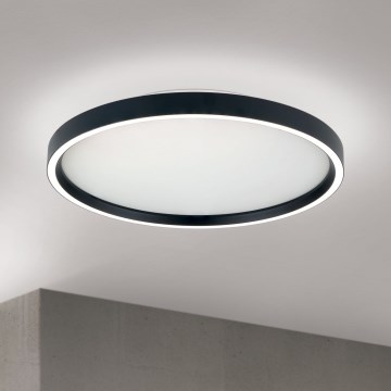 LED Pritemdomas lubinis šviestuvas MASCA LED/36W/230V 2700/3350/4000K diametras 40 cm juoda