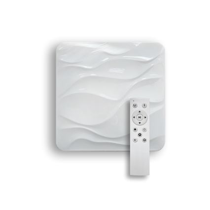 LED Pritemdomas lubinis šviestuvas NERIS LED/36W/230V 2700-6500K 43x43 cm + nuotolinio valdymo pultas