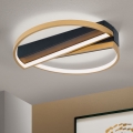 LED Pritemdomas lubinis šviestuvas OLGA LED/28W/230V auksas/juoda