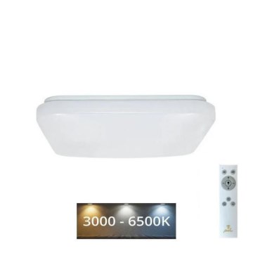 LED Pritemdomas lubinis šviestuvas OPAL LED/36W/230V 3000-6500K + nuotolinio valdymo pultas