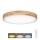 LED Pritemdomas lubinis šviestuvas SOLID OAK LED/60W/230V 3000-6500K ąžuolas diametras 51 cm + nuotolinio valdymo pultas