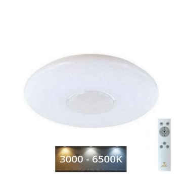 LED Pritemdomas lubinis šviestuvas STAR LED/36W/230V 3000-6500K + nuotolinio valdymo pultas