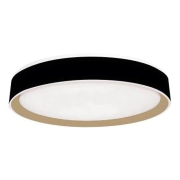 LED Pritemdomas lubinis šviestuvas su valdymu balsu OPAL LED/48W/230V 2700-6500K juoda + nuotolinio valdymo pultas