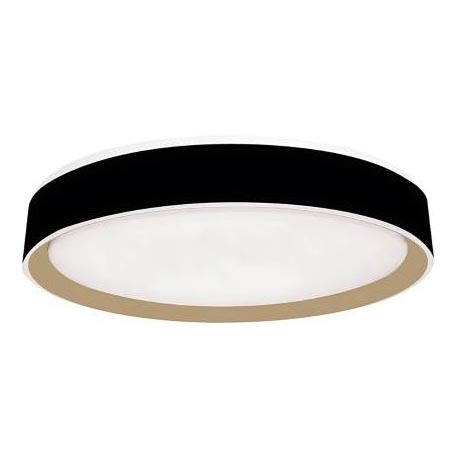 LED Pritemdomas lubinis šviestuvas su valdymu balsu OPAL LED/48W/230V 2700-6500K juoda + nuotolinio valdymo pultas
