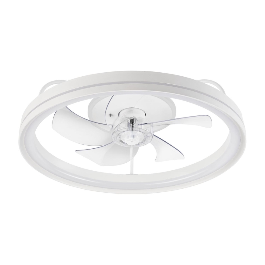 LED Pritemdomas lubinis šviestuvas su ventiliatoriumi FARGO LED/37W/230V baltas + nuotolinio valdymo pultas