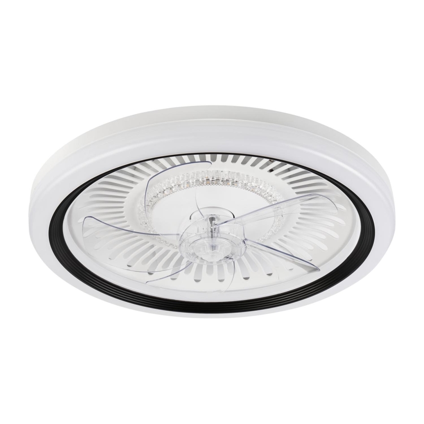 LED Pritemdomas lubinis šviestuvas su ventiliatoriumi GEMMA LED/37W/230V balta + nuotolinio valdymo pultas