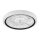 LED Pritemdomas lubinis šviestuvas su ventiliatoriumi GEMMA LED/37W/230V balta + nuotolinio valdymo pultas