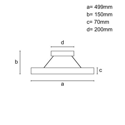 LED Pritemdomas lubinis šviestuvas su ventiliatoriumi LED/35W/230V 3000-6500K juoda + nuotolinio valdymo pultas