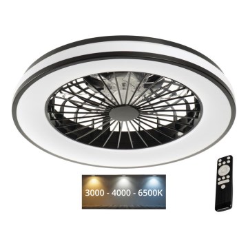 LED Pritemdomas lubinis šviestuvas su ventiliatoriumi PLAVE LED/48W/230V 3000/4000/6500K + nuotolinio valdymo pultas