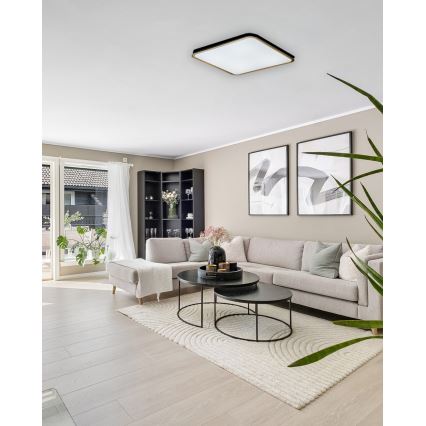 LED Pritemdomas lubinis šviestuvas UNA LED/60W/230V 2700-6500K 50x50 cm + nuotolinio valdymo pultas