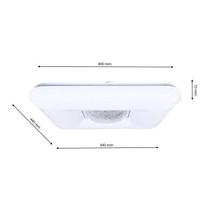 LED Pritemdomas lubinis šviestuvas YAX LED/24W/230V