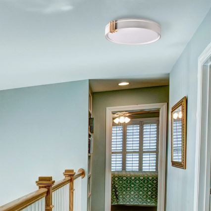 LED pritemdomas lubinis vonios šviestuvas ARLETTA LED/48W/230V diametras 38 cm 3000-6000K IP44 + nuotolinio valdymo pultas