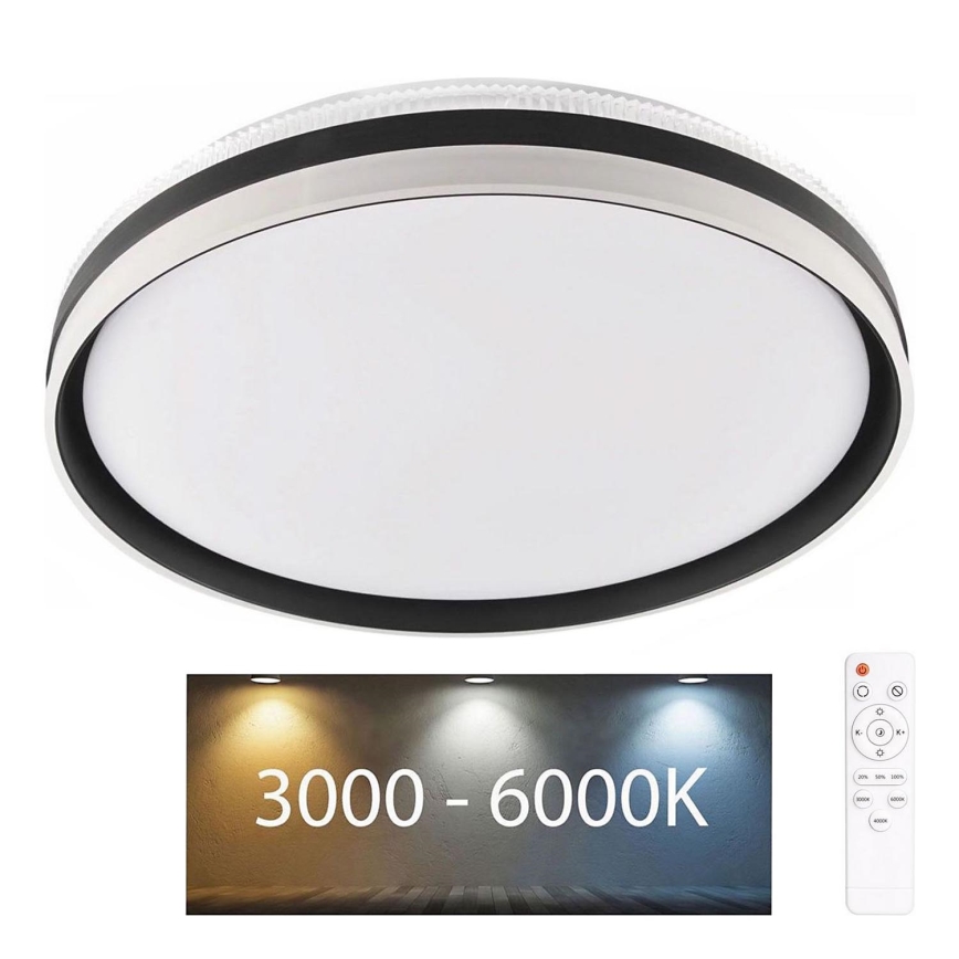 LED pritemdomas lubinis vonios šviestuvas BARBARA LED/72W/230V diametras 48,5 cm 3000-6000K IP44 + nuotolinio valdymo pultas