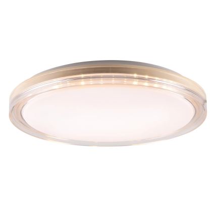 LED pritemdomas lubinis vonios šviestuvas CASSANDRA LED/72W/230V diametras 49 cm 3000-6000K IP44 + nuotolinio valdymo pultas