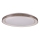LED pritemdomas lubinis vonios šviestuvas GRAŻYNA LED/72W/230V 3000-6000K diametras 51 cm IP44 pilka + nuotolinio valdymo pultas