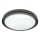 LED pritemdomas lubinis vonios šviestuvas HALINA LED/48W/230V 3000-6000K diametras 38 cm IP44 juoda + nuotolinio valdymo pultas