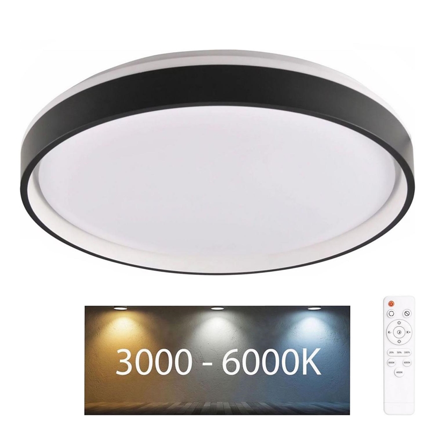 LED pritemdomas lubinis vonios šviestuvas JADWIGA LED/42W/230V diametras 38,5 cm 3000-6000K IP44 + nuotolinio valdymo pultas