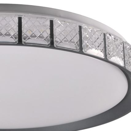 LED pritemdomas lubinis vonios šviestuvas NINA LED/72W/230V diametras 49 cm 3000-6000K IP44 + nuotolinio valdymo pultas