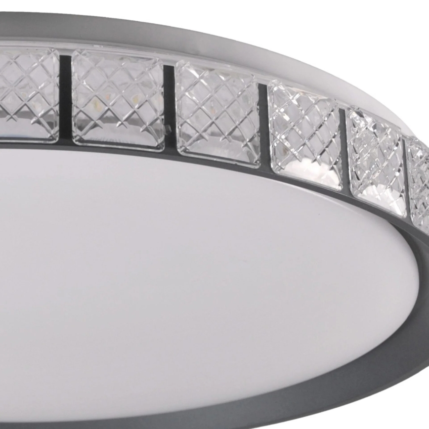 LED pritemdomas lubinis vonios šviestuvas NINA LED/72W/230V diametras 49 cm 3000-6000K IP44 + nuotolinio valdymo pultas