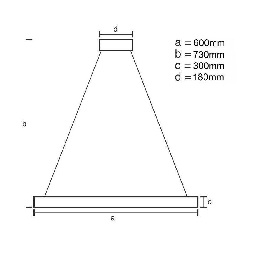 LED šviesos reguliavimas krištolas Sietynas na tyči LED/80W/230V 3000-6500K auksas + nuotolinio valdymo pultas