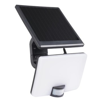 LED Pritemdomas saulės energijos prožektorius su judesio jutikliu LED/10W/3000 mAh 4000K IP54