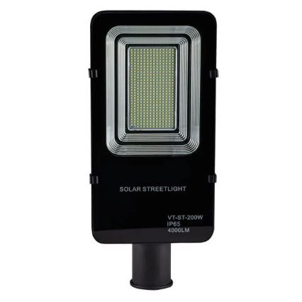 LED Pritemdomas saulės gatvės lempa LED/50W/6,4V 6000K IP65 50000 mAh + nuotolinio valdymo pultas