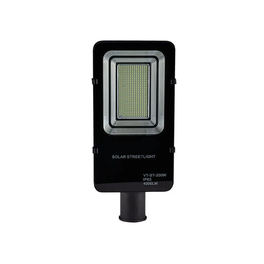 LED Pritemdomas saulės gatvės lempa LED/50W/6,4V 6000K IP65 50000 mAh + nuotolinio valdymo pultas
