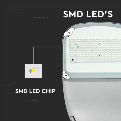 LED Pritemdomas saulės gatvės lempa SAMSUNG CHIP LED/50W/6,4V 6000K IP65 30000 mAh + nuotolinio valdymo pultas