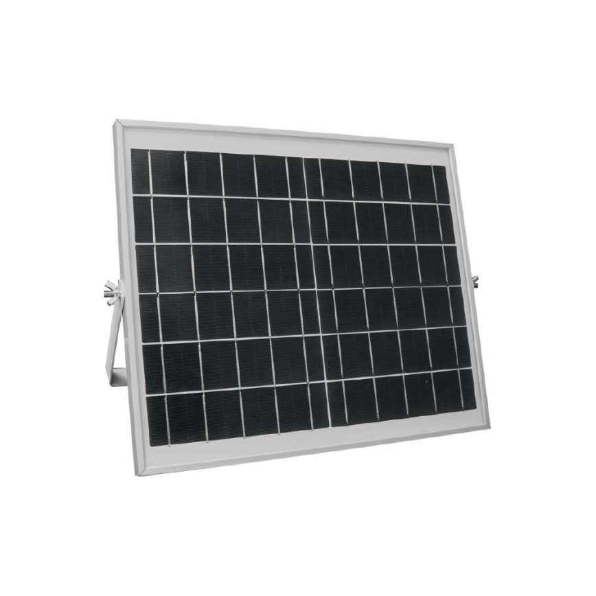 LED Pritemdomas saulės gatvės lempa SAMSUNG CHIP LED/50W/6,4V 6000K IP65 30000 mAh + nuotolinio valdymo pultas
