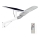 LED Pritemdomas saulės gatvės lempa SAMSUNG CHIP LED/50W/6,4V 4000K IP65 30000 mAh + nuotolinio valdymo pultas