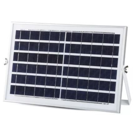 LED Pritemdomas saulės prožektorius LED/12W/3,2V 6000K IP65 5000 mAh + nuotolinio valdymo pultas