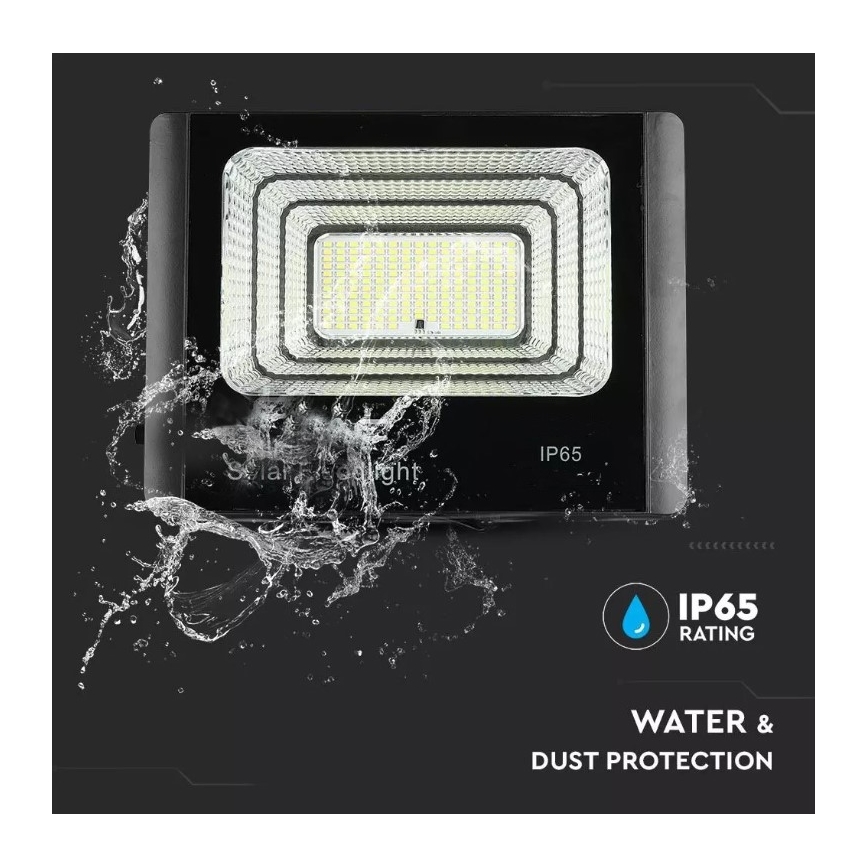 LED Pritemdomas saulės prožektorius LED/16W/3,2V 4000K IP65 10000 mAh + nuotolinio valdymo pultas