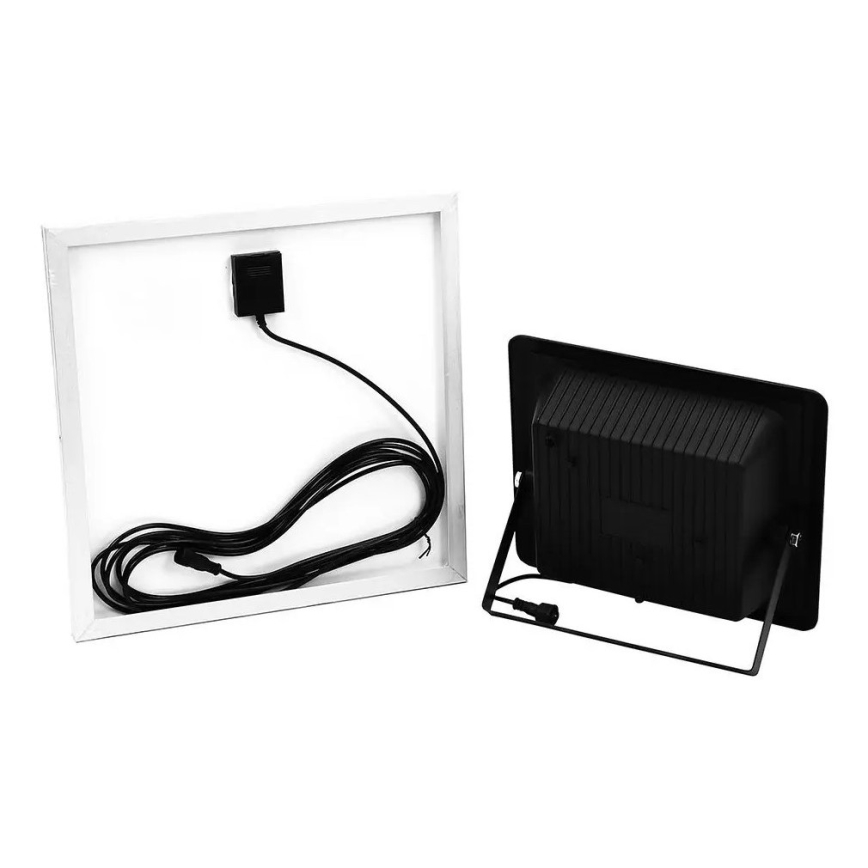 LED Pritemdomas saulės prožektorius LED/20W/6,4V 4000K IP65 10000 mAh + nuotolinio valdymo pultas