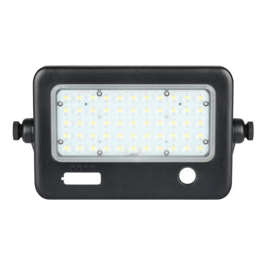 LED Pritemdomas saulės prožektorius su jutikliu LED/10W/3,7V 4000K IP65 7200 mAh + USB prievadas