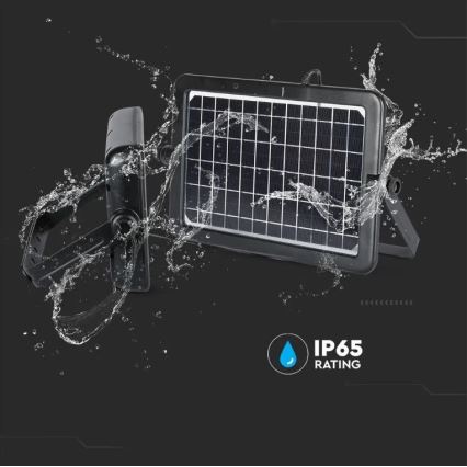 LED Pritemdomas saulės prožektorius su jutikliu LED/10W/3,7V 4000K IP65 7200 mAh + USB prievadas