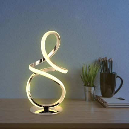 LED pritemdomas stalinis šviestuvas LED/28W/230V 3000/4000/6500K blizgus chromas