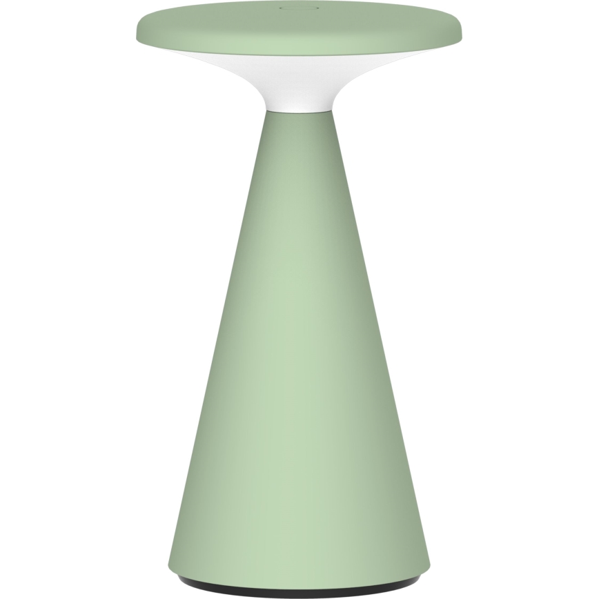 LED šviesos reguliavimas jutiklinė lauko Stalinis šviestuvas PAROS LED/1,8W/5V USB 1800 mAh IP44 žalia