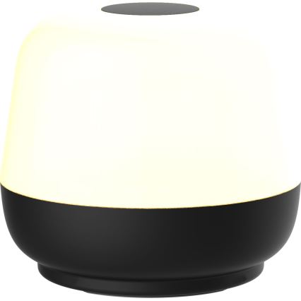 LED Pritemdomas jutiklinis lauko stalinis šviestuvas SAMBA LED/1,2W/5V USB 1200 mAh IP44 juoda