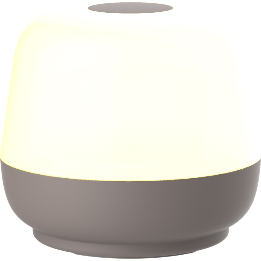 LED Pritemdomas jutiklinis lauko stalinis šviestuvas SAMBA LED/1,2W/5V USB 1200 mAh IP44 pilka