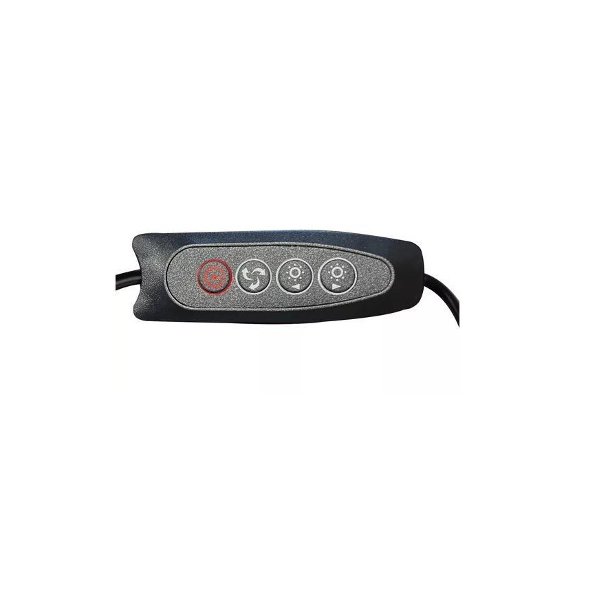 LED pritemdomas stalinis šviestuvas su padidinamuoju stiklu LED/6W/5V 3000K/4000K/6000K juoda